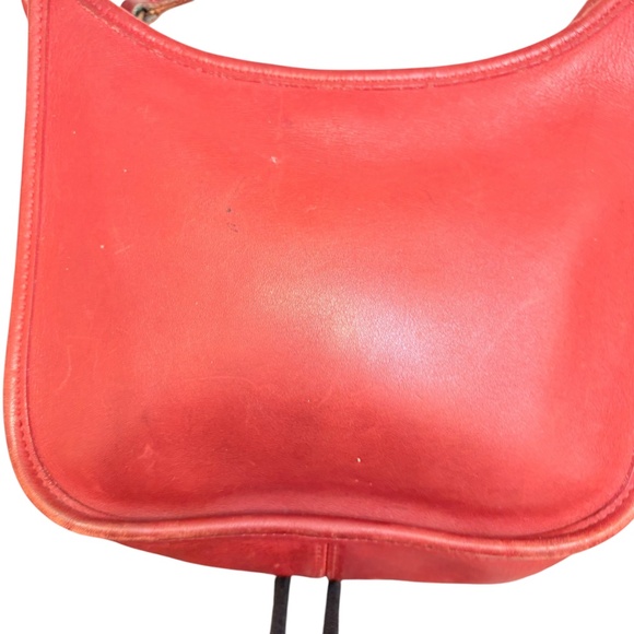 Coach vintage 9950 red leather Janice legacy messenger bag - Picture 12 of 16